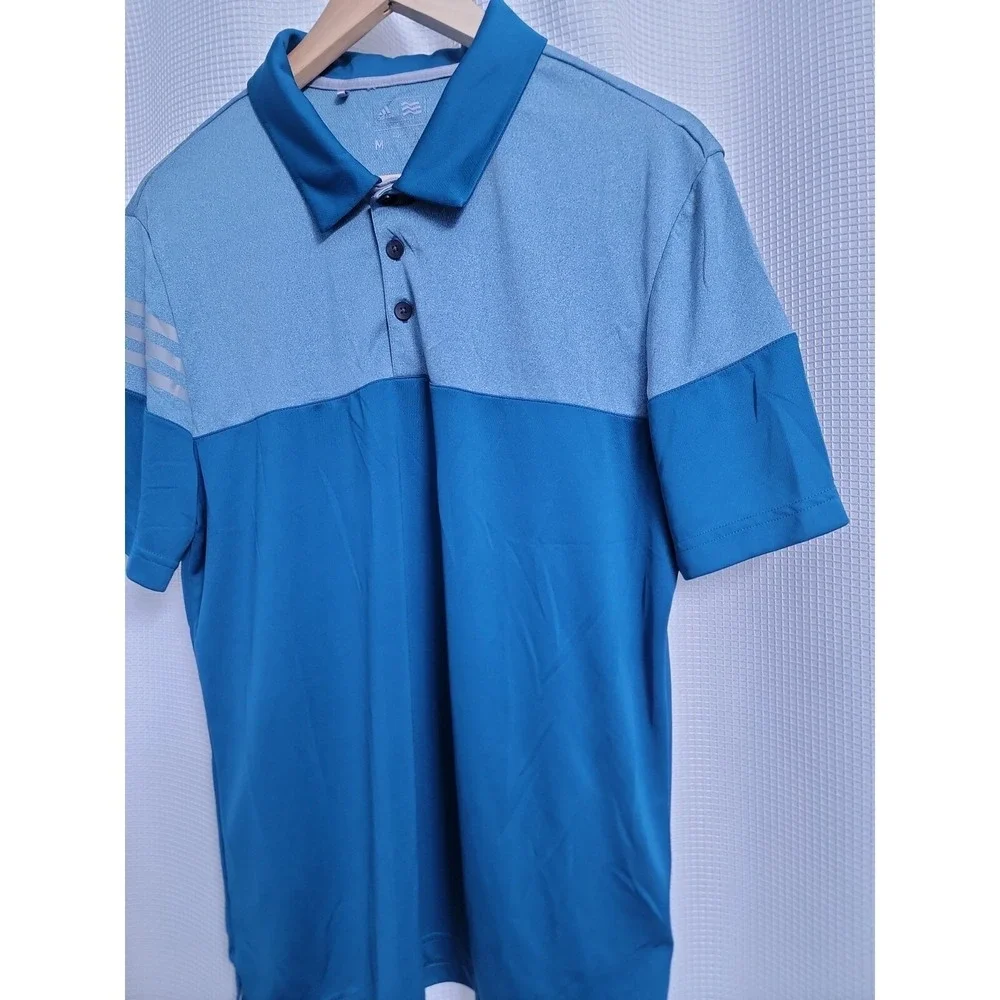 2-- Adidas SS Golf Polo Shirts Mens size MEDIUM